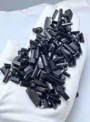 Black Tourmaline Crystals from Pakistan – 176 g Mineral Lot