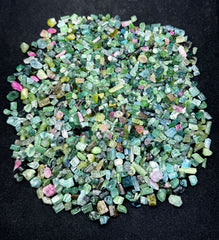Mixed Color Tourmaline Crystals from Afghanistan – 163 g Mineral Lot