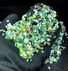 Mixed Color Tourmaline Crystals from Afghanistan – 163 g Mineral Lot