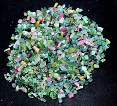 Mixed Color Tourmaline Crystals from Afghanistan – 139 g Mineral Lot