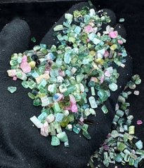 Mixed Color Tourmaline Crystals from Afghanistan – 139 g Mineral Lot