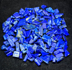 Drilled Lapis Lazuli from Afghanistan – 219 g Mineral Lot