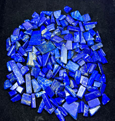 Drilled Lapis Lazuli from Afghanistan – 219 g Mineral Lot
