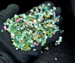 Mixed Color Tourmaline Crystals from Afghanistan – 130 g Mineral Lot