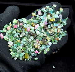 Mixed Color Tourmaline Crystals from Afghanistan – 130 g Mineral Lot