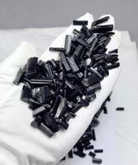 Black Tourmaline Crystals from Pakistan – 241 g Mineral Lot