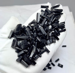 Black Tourmaline Crystals from Pakistan – 241 g Mineral Lot
