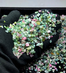 Mixed Color Tourmaline Crystals from Afghanistan – 385 g Mineral Lot