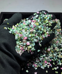 Mixed Color Tourmaline Crystals from Afghanistan – 385 g Mineral Lot