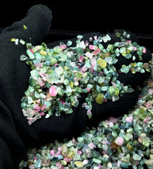 Mixed Color Tourmaline Crystals from Afghanistan – 385 g Mineral Lot
