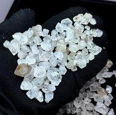 Diamond Quartz Crystals from Pakistan – 218 g Mineral Lot