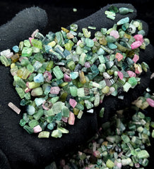 Mixed Color Tourmaline Crystals from Afghanistan – 265 g Mineral Lot
