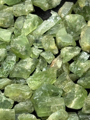 Rough Peridot Cutting Grade from Mansehra Pakistan – 230 g Mineral Lot