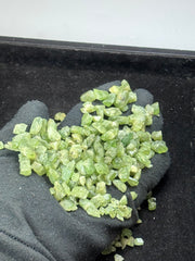 Rough Peridot Cutting Grade from Mansehra Pakistan – 230 g Mineral Lot