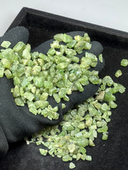 Rough Peridot Cutting Grade from Mansehra Pakistan – 230 g Mineral Lot
