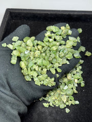 Rough Peridot Cutting Grade from Mansehra Pakistan – 230 g Mineral Lot