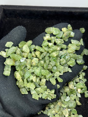 Rough Peridot Cutting Grade from Mansehra Pakistan – 230 g Mineral Lot