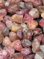 Multicolor Rough Spinel from Burma – 72 g Mineral Lot