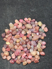 Multicolor Rough Spinel from Burma – 72 g Mineral Lot
