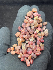 Multicolor Rough Spinel from Burma – 72 g Mineral Lot