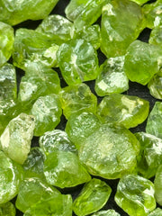 Green Peridot Rough Cutting Grade from Mansehra, Pakistan – 165 g