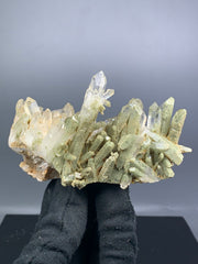 Chlorine Quartz Crystal Cluster Specimen from Pakistan – 400 g
