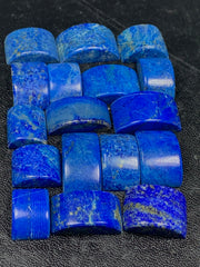 Polished Lapis Lazuli Beads Lot from Afghanistan – 40 g