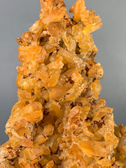 Iron Coated Quartz Cluster on Matrix from Pakistan – 539 g