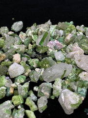 Green Tourmaline Crystals Specimen from Afghanistan