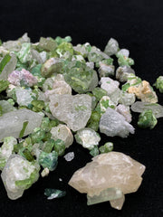 Green Tourmaline Crystals Specimen from Afghanistan