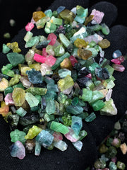 Mixed Color Tourmaline Rough from Afghanistan – 328 g Mineral Lot