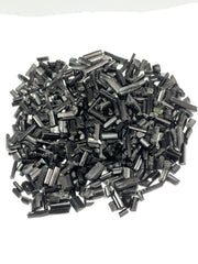Black Tourmaline Crystals from Skardu Pakistan – 420 g Mineral Lot