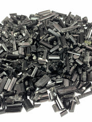 Black Tourmaline Crystals from Skardu Pakistan – 420 g Mineral Lot