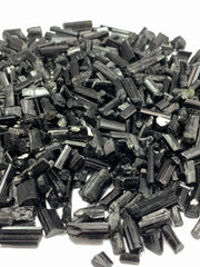 Black Tourmaline Crystals from Skardu Pakistan – 420 g Mineral Lot