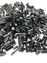 Black Tourmaline Crystals from Skardu, Pakistan – 202 g Mineral Lot