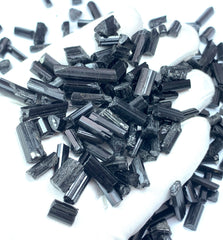 Black Tourmaline Crystals from Pakistan – 198 g Mineral Lot