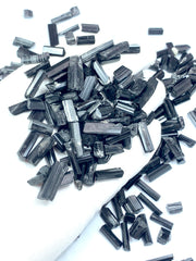 Black Tourmaline Crystals from Pakistan – 198 g Mineral Lot