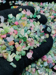 Mixed Color Tourmaline Crystals from Afghanistan – 273 g Mineral Lot