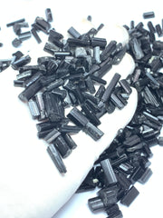 Black Tourmaline Crystals from Pakistan – 324 g Mineral Lot