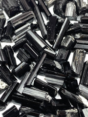 Black Tourmaline Crystals from Skardu, Pakistan – 131 g Mineral Lot