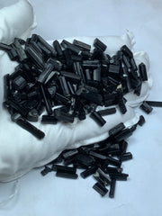Black Tourmaline Crystals from Skardu, Pakistan – 131 g Mineral Lot