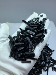 Black Tourmaline Crystals from Skardu, Pakistan – 239 g Mineral Lot