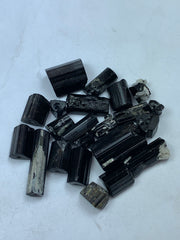 Short Black Tourmaline Crystals from Pakistan – 55 g Mineral Lot