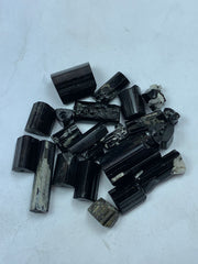 Short Black Tourmaline Crystals from Pakistan – 55 g Mineral Lot