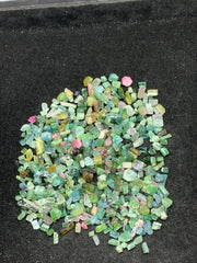 Mixed Color Tourmaline Crystals from Afghanistan – 87 g Mineral Lot