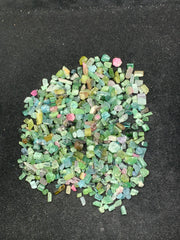 Mixed Color Tourmaline Crystals from Afghanistan – 87 g Mineral Lot