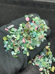 Mixed Color Tourmaline Crystals from Afghanistan – 87 g Mineral Lot