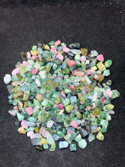 Mixed Color Tourmaline Rough Lot from Afghanistan – 129 g