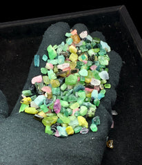Mixed Color Tourmaline Rough Lot from Afghanistan – 129 g