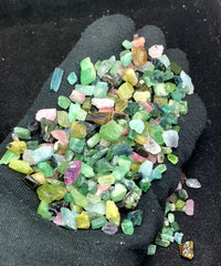 Mixed Color Tourmaline Rough Lot from Afghanistan – 129 g